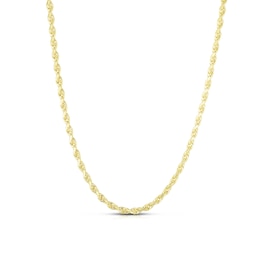 4.0mm Rope Chain Necklace in Solid 10K Gold - 24”