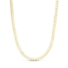 Thumbnail Image 1 of 4.4mm Curb Chain Necklace in Hollow 10K Gold - 22”