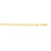 Thumbnail Image 2 of 4.4mm Curb Chain Necklace in Hollow 10K Gold - 22”