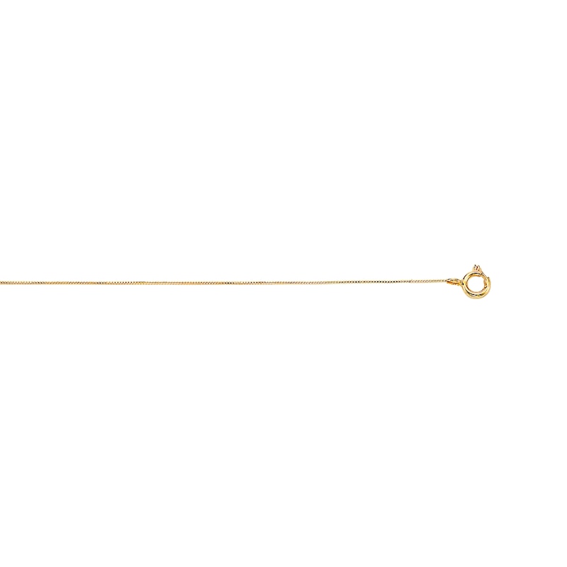 Main Image 2 of 0.45mm Box Chain Necklace in Semi-Solid 10K Gold - 20"