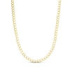 Thumbnail Image 1 of 5.3mm Curb Chain Necklace in Hollow 10K Gold - 24”