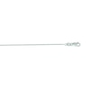 Thumbnail Image 2 of 0.87mm Cable Chain Necklace in Semi-Solid 10K White Gold - 16”