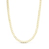 Thumbnail Image 1 of 4.4mm Curb Chain Necklace in Hollow 10K Gold - 18”