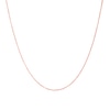 Thumbnail Image 1 of 1.1mm Cable Chain Necklace in Semi-Solid 10K Rose Gold - 16”