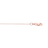 Thumbnail Image 2 of 1.1mm Cable Chain Necklace in Semi-Solid 10K Rose Gold - 16”