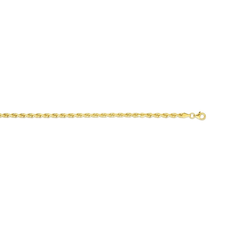 Main Image 2 of 4.0mm Rope Chain Necklace in Solid 10K Gold - 18”