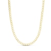 Thumbnail Image 1 of 4.4mm Curb Chain Necklace in Hollow 10K Gold - 20”