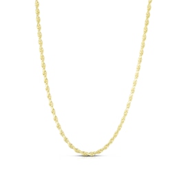 4.0mm Rope Chain Necklace in Solid 10K Gold - 20”