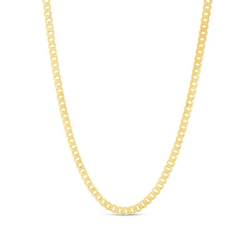 8.2mm Miami Cuban Curb Chain Necklace in Semi-Solid 10K Gold - 22"