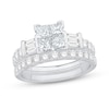 Thumbnail Image 1 of 1.95 CT. T.W. Princess-Cut Diamond Quad Bridal Set in 14K White Gold