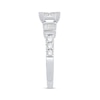 Thumbnail Image 4 of 1.95 CT. T.W. Princess-Cut Diamond Quad Bridal Set in 14K White Gold