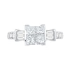 Thumbnail Image 5 of 1.95 CT. T.W. Princess-Cut Diamond Quad Bridal Set in 14K White Gold