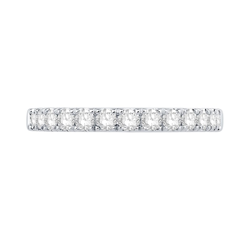 Main Image 9 of 1.95 CT. T.W. Princess-Cut Diamond Quad Bridal Set in 14K White Gold