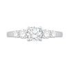 Thumbnail Image 4 of 1.18 CT. T.W. Diamond Five-Stone Engagement Ring in 14K White Gold