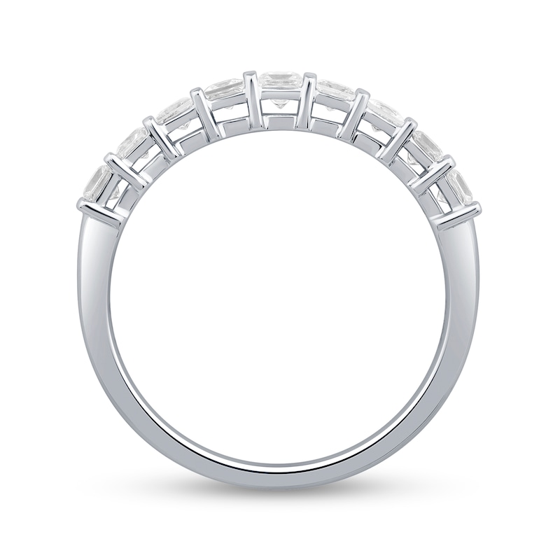 Main Image 3 of 0.69 CT. T.W. Princess-Cut Diamond Anniversary Band in 14K White Gold