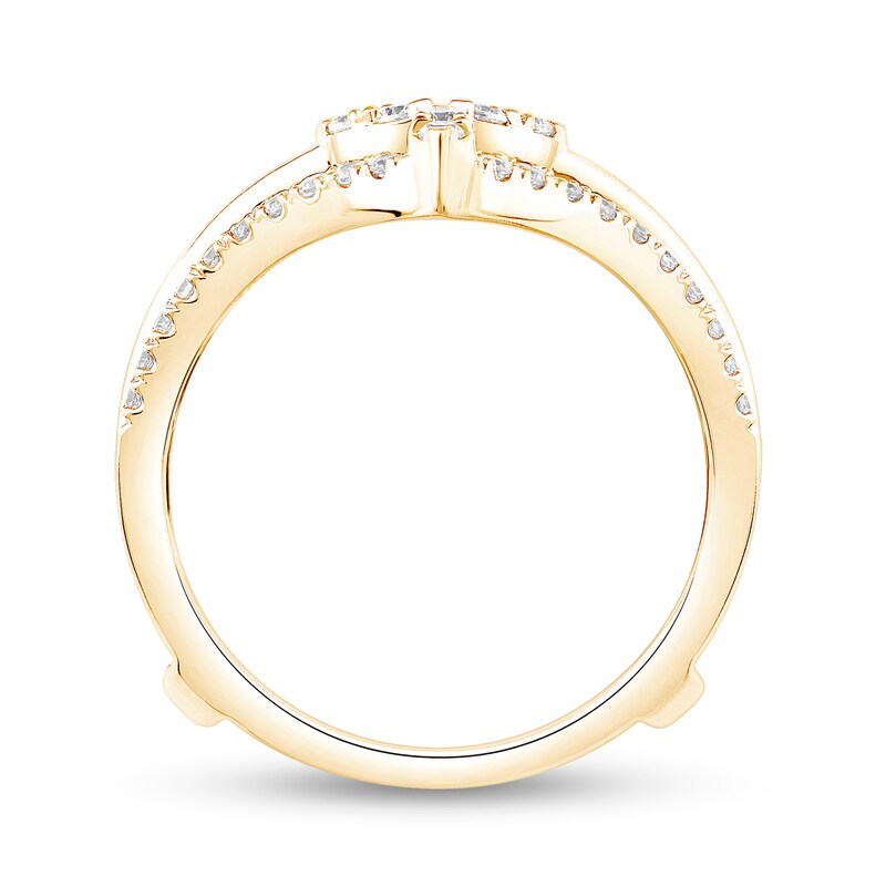 Main Image 3 of 0.45 CT. T.W. Diamond Marquise Detail Enhancer Ring in 14K Gold