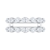 Thumbnail Image 4 of 1.45 CT. T.W. Marquise and Round-Cut Diamond Enhancer Ring in 14K White Gold