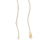Thumbnail Image 2 of 0.085 CT. T.W. Diamond Star of David Circle Frame Pendant in 10K Gold