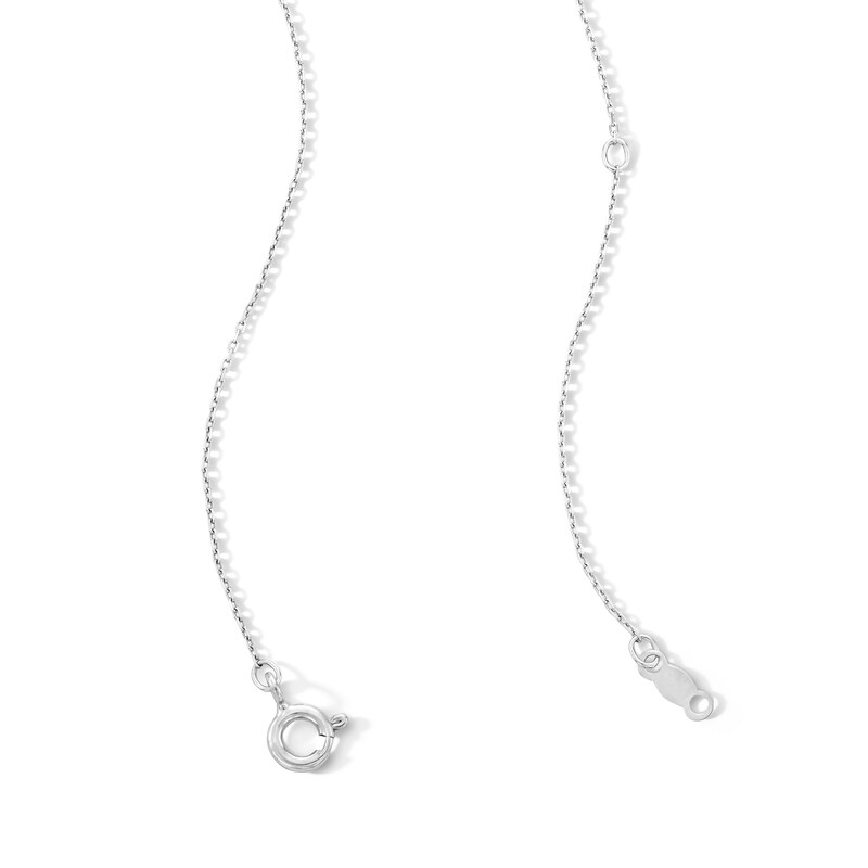 Main Image 3 of Unstoppable Love™ 0.40 CT. T.W. Certified Lab-Grown Diamond Flower Pendant in Sterling Silver (F/SI2)