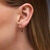 Thumbnail Image 2 of 18.0mm Square-Wire Hoop Earrings in Hollow 10K Gold