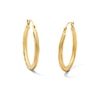 Thumbnail Image 1 of 23.0mm Twist Hoop Earrings in Hollow 10K Gold