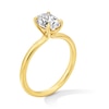 Thumbnail Image 2 of 1.00 CT. Oval Certified Lab-Grown Diamond Solitaire Engagement Ring 14K Gold (F/VS2)