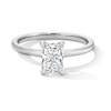 Thumbnail Image 1 of 1.00 CT. Radiant-Cut Certified Lab-Grown Diamond Solitaire Engagement Ring 14K White Gold (F/VS2)