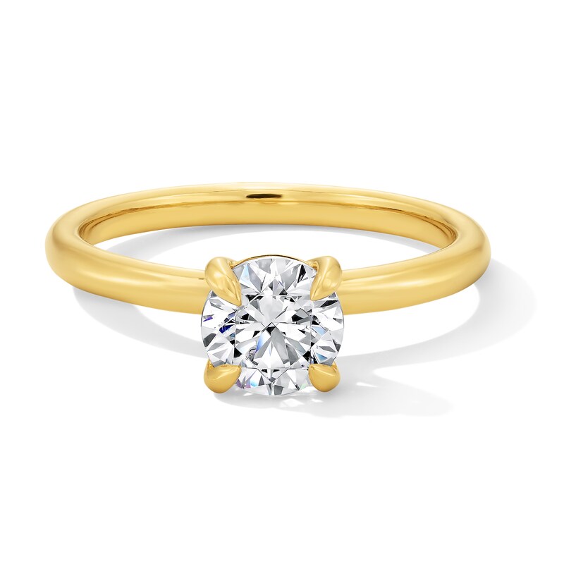 Main Image 1 of 1.00 CT. Certified Lab-Grown Diamond Solitaire Ring in 14K Gold (F/VS2)