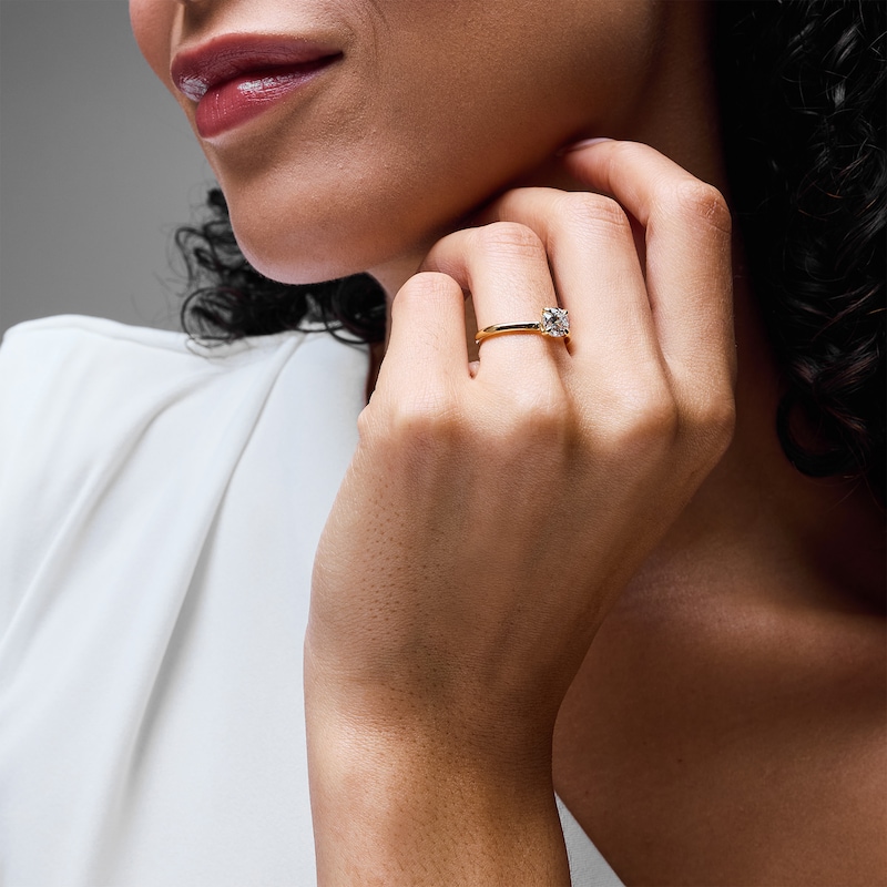 1.00 CT. Certified Lab-Grown Diamond Solitaire Ring in 14K Gold (F/VS2)
