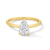 Thumbnail Image 1 of 1.00 CT. Pear-Shaped Certified Lab-Grown Diamond Solitaire Ring in 14K Gold (F/VS2)