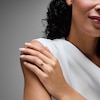 Thumbnail Image 2 of 0.50 CT. Radiant-Cut Certified Lab-Grown Diamond Solitaire Ring in 14K Gold (F/VS2)