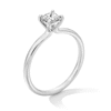 Thumbnail Image 3 of 0.50 CT. Princess-Cut Certified Lab-Grown Diamond Solitaire Ring in 14K White Gold (F/VS2)