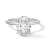 Thumbnail Image 1 of 3.00 CT. Oval Certified Lab-Grown Diamond Solitaire Ring in 14K White Gold (F/VS2)