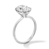 Thumbnail Image 3 of 3.00 CT. Oval Certified Lab-Grown Diamond Solitaire Ring in 14K White Gold (F/VS2)