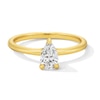 Thumbnail Image 1 of 0.50 CT. Pear-Shaped Certified Lab-Grown Diamond Solitaire Ring in 14K Gold (F/VS2)
