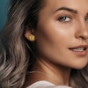 Thumbnail Image 2 of Marquise-Cut Lab-Created Alexandrite Butterfly Stud Earrings in Sterling Silver with 18K Gold Plate