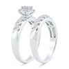 Thumbnail Image 2 of 0.38 CT. T.W. Diamond “S” Curve Bridal Set in Sterling Silver