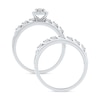 Thumbnail Image 3 of 0.38 CT. T.W. Diamond “S” Curve Bridal Set in Sterling Silver