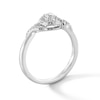 Thumbnail Image 2 of 0.30 CT. T.W. Certified Lab-Grown Diamond Swirl Promise Ring in 10K White Gold (F/VS2)