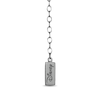 Thumbnail Image 2 of Enchanted Disney Villains Maleficent 0.065 CT. T.W. Black Diamond Feather Pendant in Black Sterling Silver - 19"