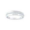 Thumbnail Image 1 of 0.11 CT. T.W. Diamond Wedding Band in Sterling Silver