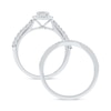 Thumbnail Image 3 of 1.17 CT. T.W. Certified Lab-Grown Diamond Bridal Set in Sterling Silver (F/SI2)