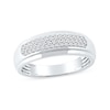 Thumbnail Image 1 of 0.31 CT. T.W. Certified Lab-Grown Multi-Diamond Wedding Band in Sterling Silver (F/SI2)