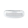 Thumbnail Image 3 of 0.31 CT. T.W. Certified Lab-Grown Multi-Diamond Wedding Band in Sterling Silver (F/SI2)