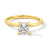 Thumbnail Image 1 of 1.00 CT. T.W. Princess-Cut Certified Lab-Grown Diamond Solitaire Engagement Ring 14K Gold (F/VS2)
