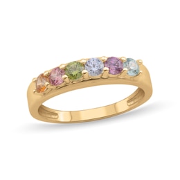 Traditional Birthstone Band (2-6 Stones)