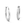 Thumbnail Image 1 of 18.0mm Hoop Earrings in Hollow 10K White Gold