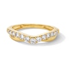 Thumbnail Image 1 of 0.50 CT. T.W. Certified Lab-Grown Diamond Contour Anniversary Band in 14K Gold (F/VS2)