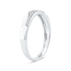 Thumbnail Image 2 of 0.12 CT. T.W. Diamond Pavé Wedding Band in Sterling Silver