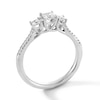 Thumbnail Image 2 of 0.50 CT. T.W. Princess-Cut Diamond Past Present Future® Engagement Ring in 10K White Gold